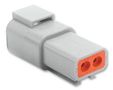 CONNECTOR HOUSING, RCPT, 2 WAY, PLASTIC ATP04-2P