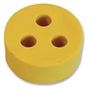 GROMMET, 3 HOLES, 3.5MM, TPE 600012600