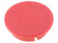 Cap; plastic; red; push-in MENTOR G4311.0021