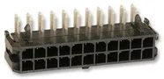 CONN, R/A HEADER, 22POS, 2ROW, 3MM, TH 43045-2202