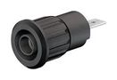 4MM BANANA JACK, PRESS-FIT, 24A, 1 KV, BLACK 23AH8733 23.3160-21