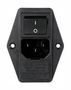 PWR ENTRY MOD, IEC C14, 10A, 115/250V 864-10/009