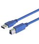 USB CABLE, 3.0, A PLUG-B PLUG, 3.3FT CAU3AB-1M