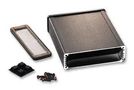 ENCLOSURE, EMI/RFI BOX, ALUM, BLACK 1457J1602EBK