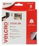 STICK ON TAPE, WHITE, 20MM VEL-EC60216