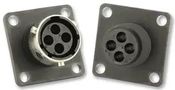 CONNECTOR, CIRCULAR, RCPT, 8POS, PANEL UTG0128SH
