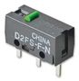 MICROSWITCH, PLUNGER, SPST, 0.1A, 6VDC D2FS-F-N