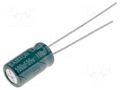 Capacitor: electrolytic; low ESR; THT; 100uF; 35VDC; Ø6.3x11mm SAMXON GF100/35