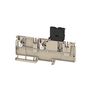 Feed-through terminal block, PUSH IN, 4 mm², 250 V, 6.3 A, Number of connections: 2 Weidmuller 2429010000 04050118438406