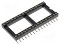 Socket: integrated circuits; DIP32; Pitch: 2.54mm; precision; SMT CONNFLY GOLD-32P-SMD