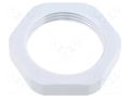 Nut; PG21; polyamide; 36mm; Thread: PG FIBOX GPA-21-B