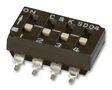 SWITCH DIP TAPE SEALED 4POS SD04H0SB