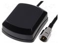 Antenna; automotive,inner; GPS; FME male; plug; Len: 5m; magnet JC Antenna GPS-FME-B