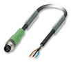 SENSOR CABLE, 3POS, M8 PLUG, 1.5M 1681664