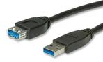 COMPUTER CABLE, USB3.0, 800MM, BLACK 11.02.8977