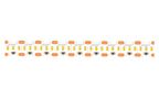 LED strip 12V 21W/m 1700lm/m 6500K IP20 cool white SMD2216 300LED/m LED line 246333-1 5901583246333