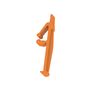 Locking clips (terminal), Wemid, orange Weidmuller 2457570000 04050118473100