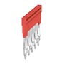 Cross-connector (terminal), Plugged, Number of poles: 5, Pitch in mm: 6.10, Insulated: Yes, 32 A, red Weidmuller 2460790000 04050118476217