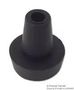 PUSH-ON FEET, THERMOPLAST, BLACK, 4.6MM TRPOF-50185