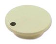 CAP W/MARKER DOT, KNOB, K21, WHITE MPCL1746