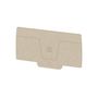 End plate (terminals), 78.83 mm x 2.1 mm, dark beige Weidmuller 2490380000 04050118500820