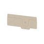 End plate (terminals), 100.23 mm x 2.1 mm, dark beige Weidmuller 2490530000 04050118500912