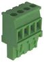 TERMINAL BLOCK, PLUGGABLE, 4POS, 16AWG CTB922VE/4R
