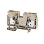 Feed-through terminal block, PUSH IN, 16 mm², 1000 V, 76 A, Number of connections: 2 Weidmuller 2494000000 04050118504019