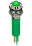 LED INDICATOR, PANEL, 8MM, GREEN, 220VAC Q8P1CXXHG220E