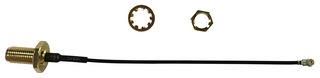 RF COAX, SMA B/H JACK-U.FL RT PLG, 100MM MC001024