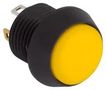 PUSHBUTTON SWITCH, SPST-NO, YELLOW FL13LY5