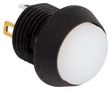 PUSHBUTTON SWITCH, SPST-NO, WHITE FL13LW5