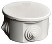 JUNCTION BOX, IP44, ROUND, 65MM, GREY 00802
