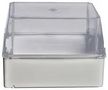 JUNCTION BOX, IP65, PLASTIC, GREY/CLEAR 1SL0882A00