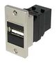 USB KEYSTONE COUPLER, 2.0, TYP A-B RCPT KCUABBKPM#24