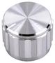 ROUND KNURLED KNOB, 20MM, ALUMINIUM MC21030