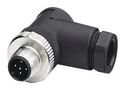 SENSOR CONNECTOR, M12, PLUG, 5POS 1543003