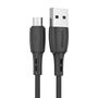 USB to Micro USB cable VFAN Racing X05, 3A, 1m (black), Vipfan X05MK-1m-black