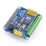 ADS1256/DAC8552 - A/C and C/A converter 24/16-bit SPI - overlay for Raspberry Pi - Waveshare 11010 WSR-04478 5903351240260