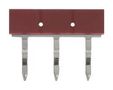 SHORT BAR, I/O RELAY, 6.2MM, 3P, RED PYDN-6.2-030R