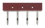 SHORT BAR, I/O RELAY, 6.2MM, 4P, RED PYDN-6.2-040R