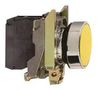PB SWITCH, FLUSH, 22MM, SPST-NO, 6A, YEL XB4BA51