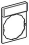 LEGEND HOLDER, 30X40MM, CTRL/SIGNAL SYS ZBY2334