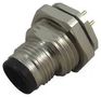 SENSOR CONNECTOR, M12, RCPT, 4POS 120084-0028