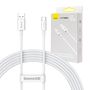 Baseus Superior Series Cable USB to USB-C, 65W, PD, 2m (white), Baseus CAYS001002