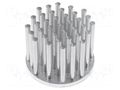 Heatsink; LED; Ø: 40mm; H: 30mm; 9.77K/W FISCHER ELEKTRONIK ICKSR40X30