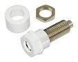 TEST JACK, 36A, SOLDER, WHITE 76-1466