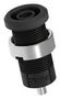 BANANA JACK, 4MM, 25A, SOLDER, BLACK 76-1676
