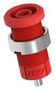BANANA JACK, 4MM, 25A, SOLDER, RED 76-1678
