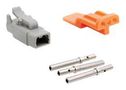 KIT, PLUG CONN/WEDGELOCK/CONTACT, 2POS ATM06-2S-KIT01